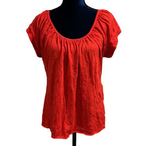 Kenneth Cole Reaction  Sz L womens Flattering neckline like new!